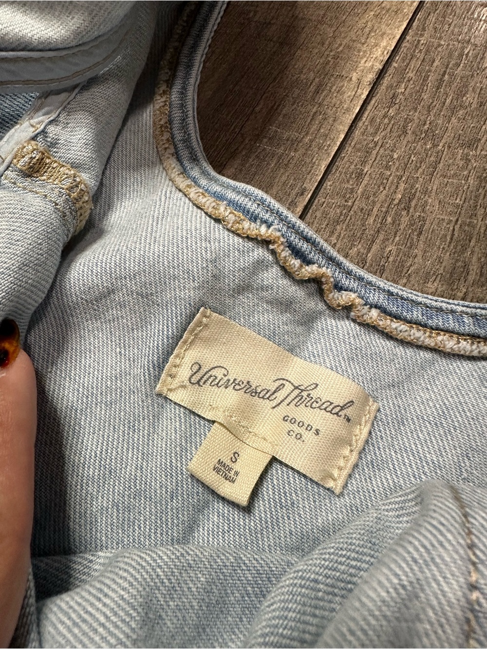 Universal Threads Denim Mini Dress - Picture 2 of 8